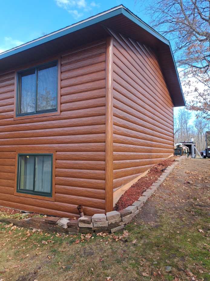 Rustic home exterior siding