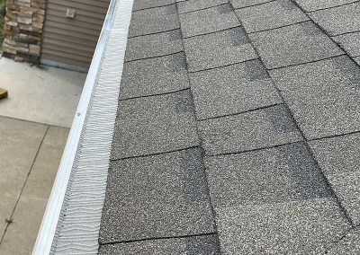 gutters installed on residential home in St. Cloud, MN