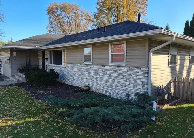 New gutters and new roof installed by Exterior Pro in New Hope, MN