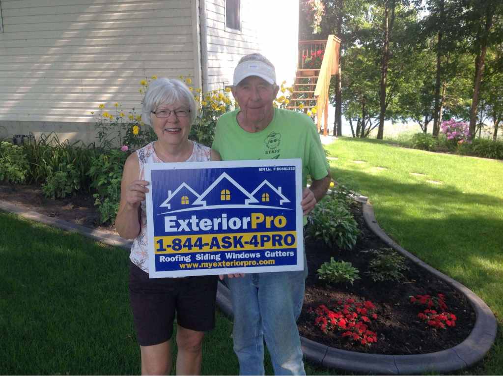 Happy Gutter customer in Brainerd, MN