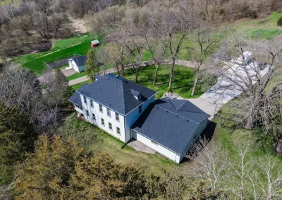 st cloud roofing job arial view