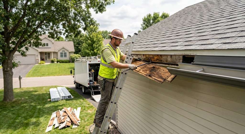 Gutter Replacement & Soffit Repair